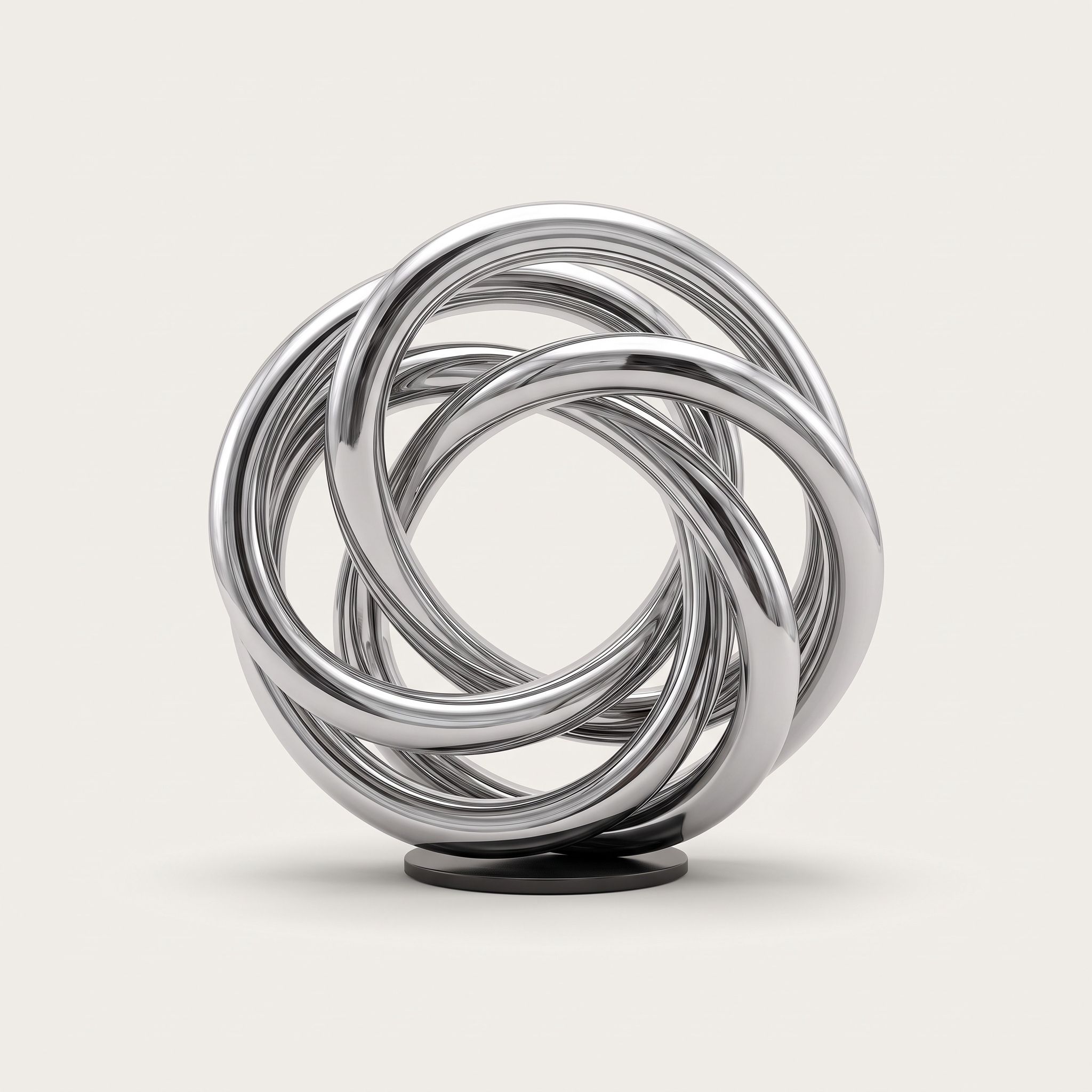 A chrome twisted torus